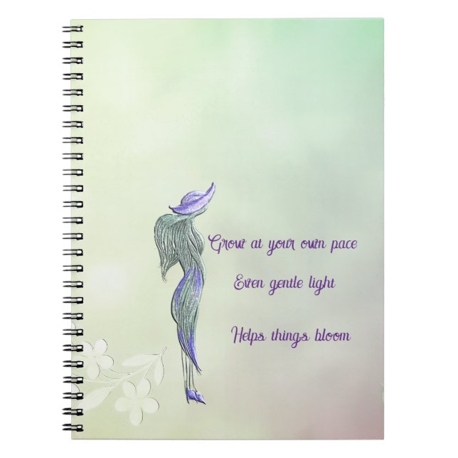 Refined calm spiral notebook  notizblock (Vorderseite)