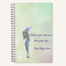 Refined calm spiral notebook  notizbuch