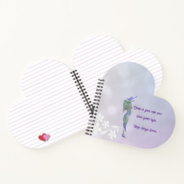 Refined calm spiral notebook  notizbuch