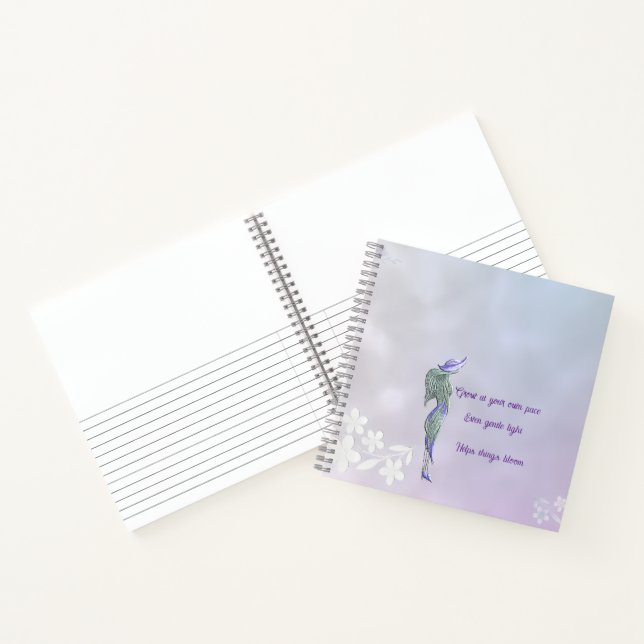 Refined calm spiral notebook  notizbuch (Innenseite)