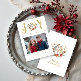 Refined Holy Nativity Joy To The World Quote Feiertagskarte
