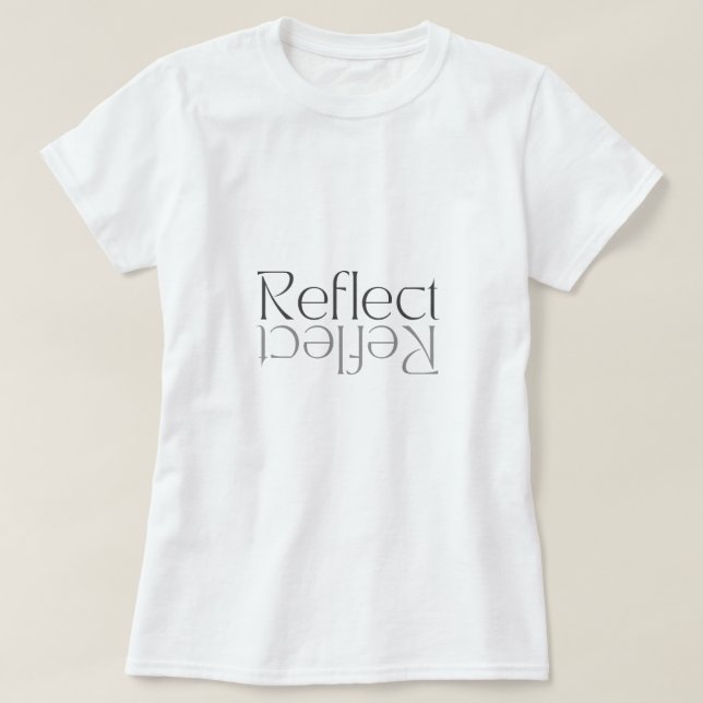 Reflect (grau) T-Shirt (Design vorne)