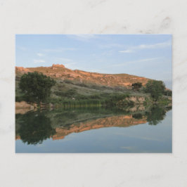 REFLECTION am Lake Scott Staat Park Kansas Postkarte