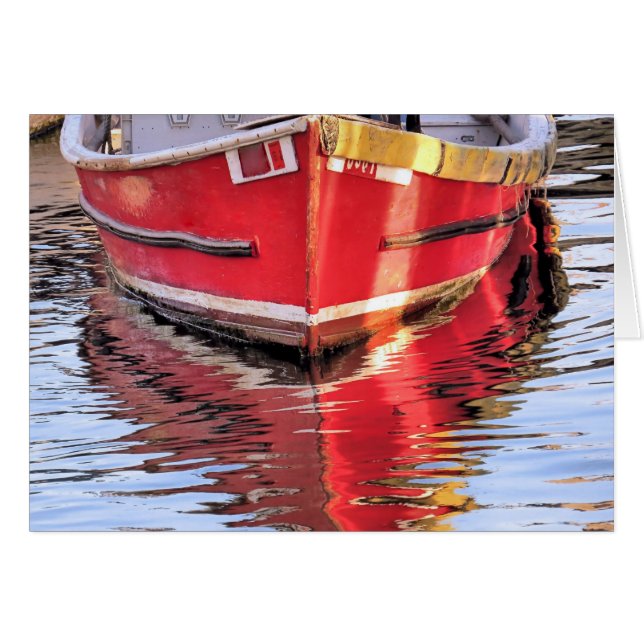Reflection auf Red Boat (Vorderseite (Horizontal))