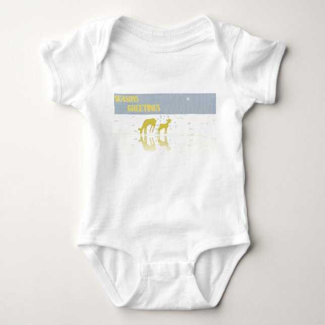 Reflection-Star Baby Strampler (Vorderseite)