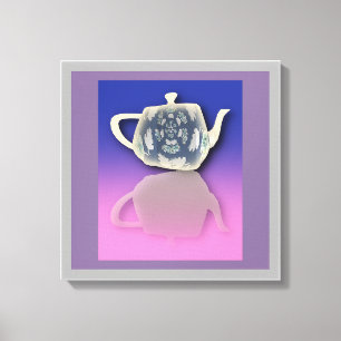 Reflection Teapot Leinwanddruck