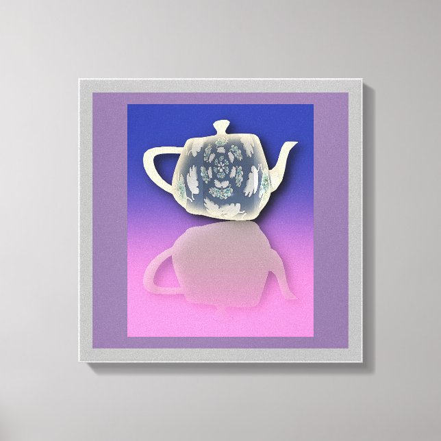 Reflection Teapot Leinwanddruck (Vorderseite)