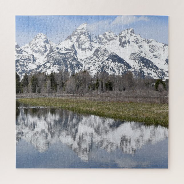 Reflections of the Grand Tetons - 20x20 - 676 Stk. (Vertikal)