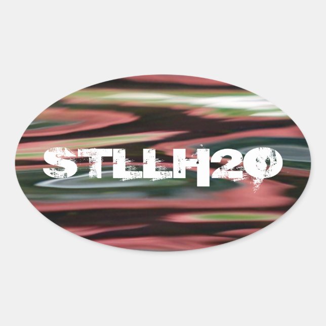 Reflections Ovaler Aufkleber (Vorderseite)