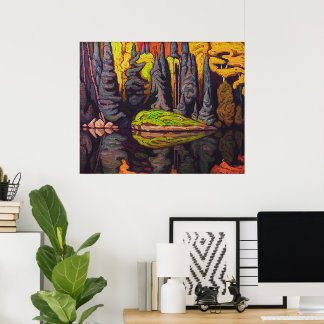 Reflections, Sand Lake, Algoma | Lawren Harris | Poster