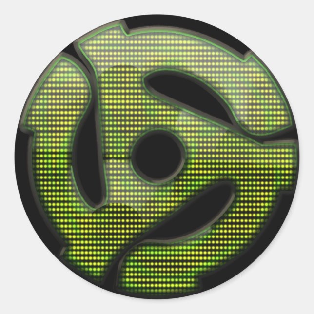 Reflector 45 U/min Runder Aufkleber (Vorderseite)