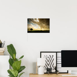 "Reflektieren auf Segnungen" Motivation Affirmatio Poster