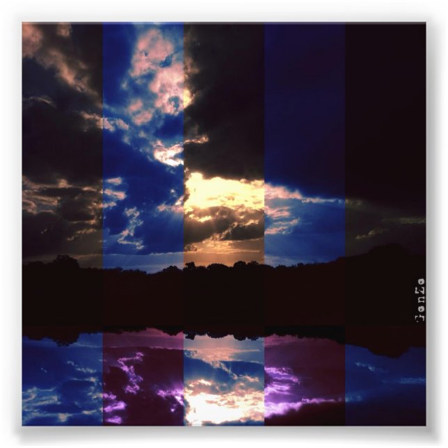 Reflektieren der Natur Fotodruck (Vorne)