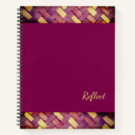 reflektieren notizbuch