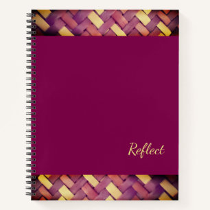 reflektieren notizbuch