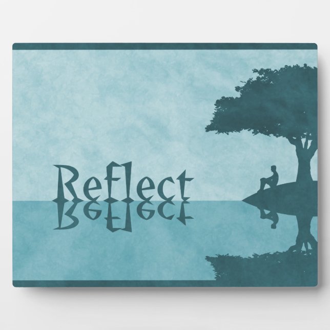 Reflektieren Sie einfach die Foto Plaque Fotoplatte (Vorderseite)