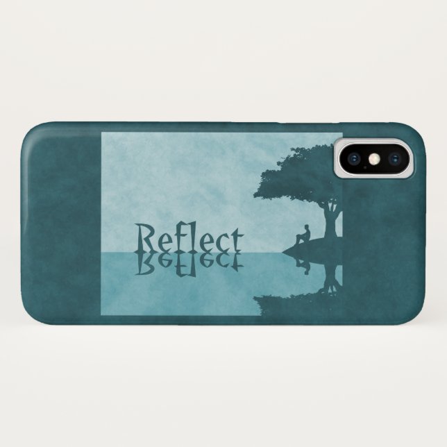 Reflektieren Sie einfach iPhone Case-Mate Hülle (Rückseite (Horizontal))