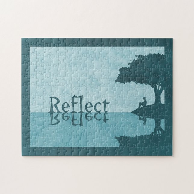 Reflektieren Sie einfach Puzzle (Horizontal)