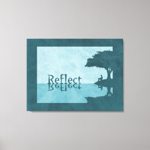 Reflektieren Sie nur Canvas Print Leinwanddruck
