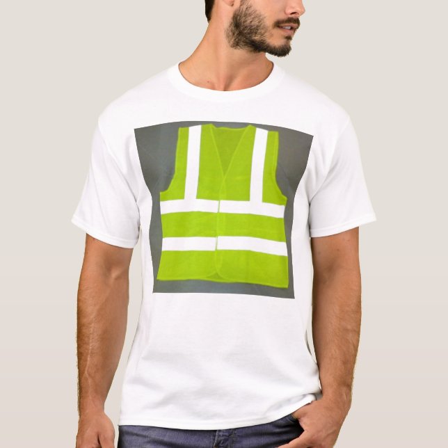 Reflektierende Weste T-Shirt (Vorderseite)