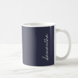 Reflektierender Teich Tiefe blaue Solid-Farbe Pers Kaffeetasse