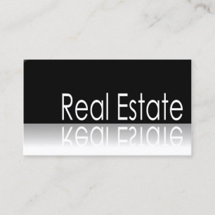 Reflektierender Text - wirkliches Anwesen - Visitenkarte