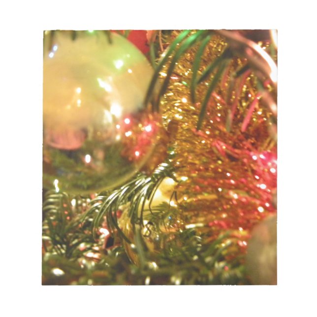 Reflektierendes Weihnachten Notizblock (Vorderseite)