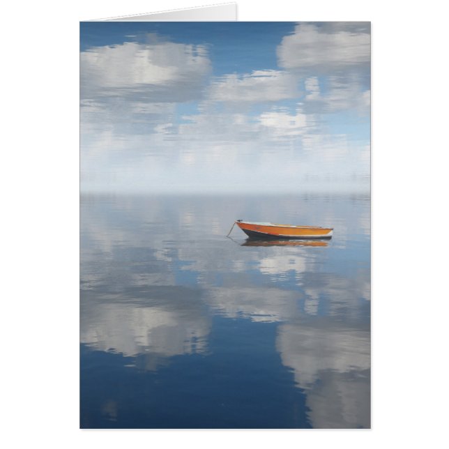 Reflektierte Shanti See-Foto Gretting Karte (Vorne)