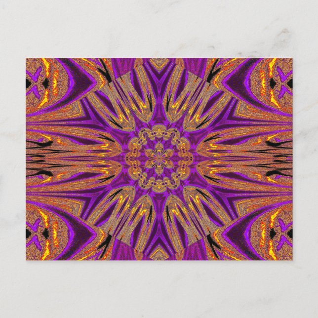 REFLEKTIERTER LOTUS 3 POSTKARTE (Vorderseite)