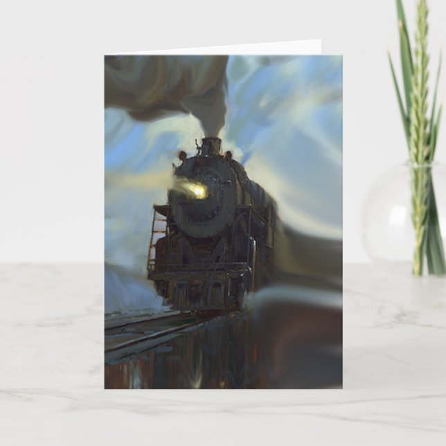 Reflektierter Zug Karte (Vorderseite)