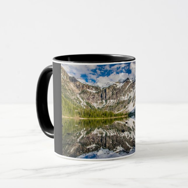 Reflektion am Lawinensee Tasse (Vorderseite Links)