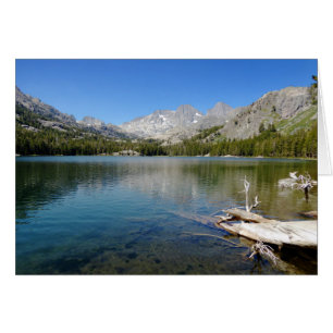 Reflektion am See, Mammoseen CA, schwarz im Innere