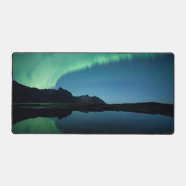 Reflektion der Nordlichter Schreibtischunterlage