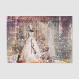 Reflektion des Hochzeitstages Seidenpapier