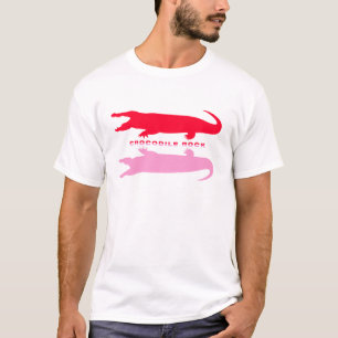 Reflektion des Krokodils (rot) T-Shirt