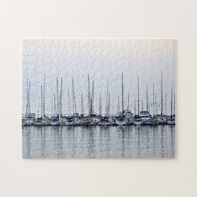 Reflektion des Segelbootes - Bayfield, WI - 11x14 (Horizontal)