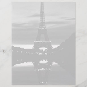 Reflektion des Vintagen Paris-Eiffel-Turms