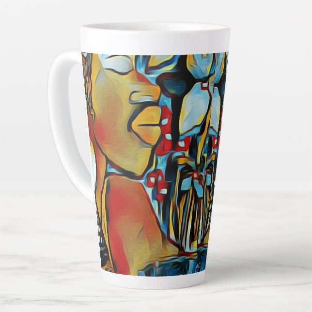 Reflektion Latte Tasse (Linke Ecke)