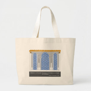 Reflektion maurische Architektur Spanien Jumbo Tas Stoffbeutel