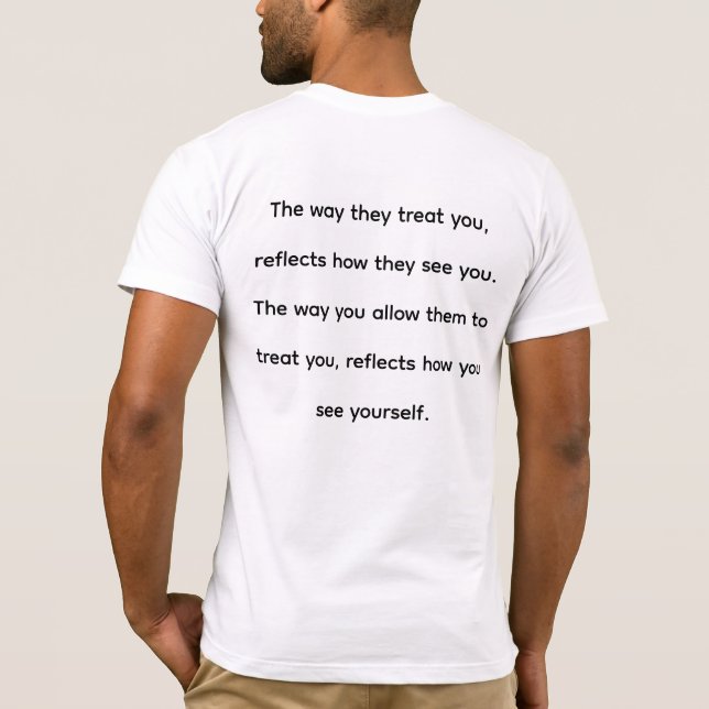 Reflektion T-Shirt (Rückseite)
