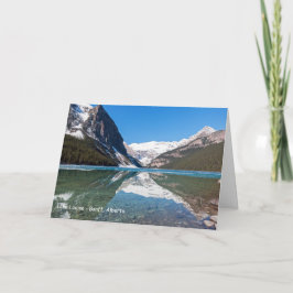 Reflektion über Lake Louise - Banff NP, Kanada Karte