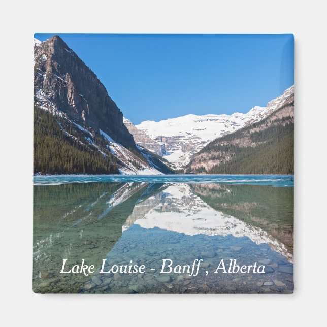 Reflektion über Lake Louise - Banff NP, Kanada Magnet (Vorne)
