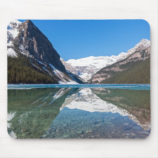 Reflektion über Lake Louise - Banff NP, Kanada Mousepad (Vorne)
