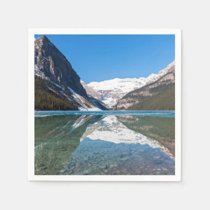 Reflektion über Lake Louise - Banff NP, Kanada Serviette
