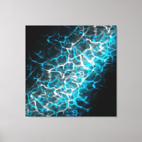 Reflektion von blau-weißem Blitz