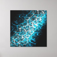 Reflektion von blau-weißem Blitz