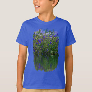 Reflektion von blauem und grünem Wasser T-Shirt