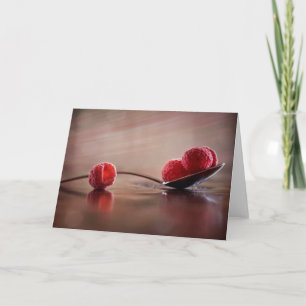 Reflektion von Himbeeren für alle Zwecke - Mitteil Karte