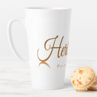 Reflektion von Kräutertee Milchtasse