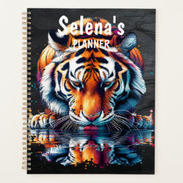 Reflektion von Tiger Trinkwasser Personalisiert Planer